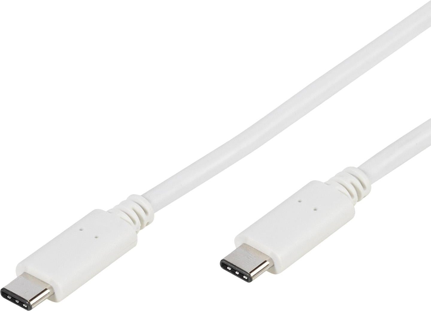 USB 3.1 Typ C Anschlusskabel, 1 m, Weiß