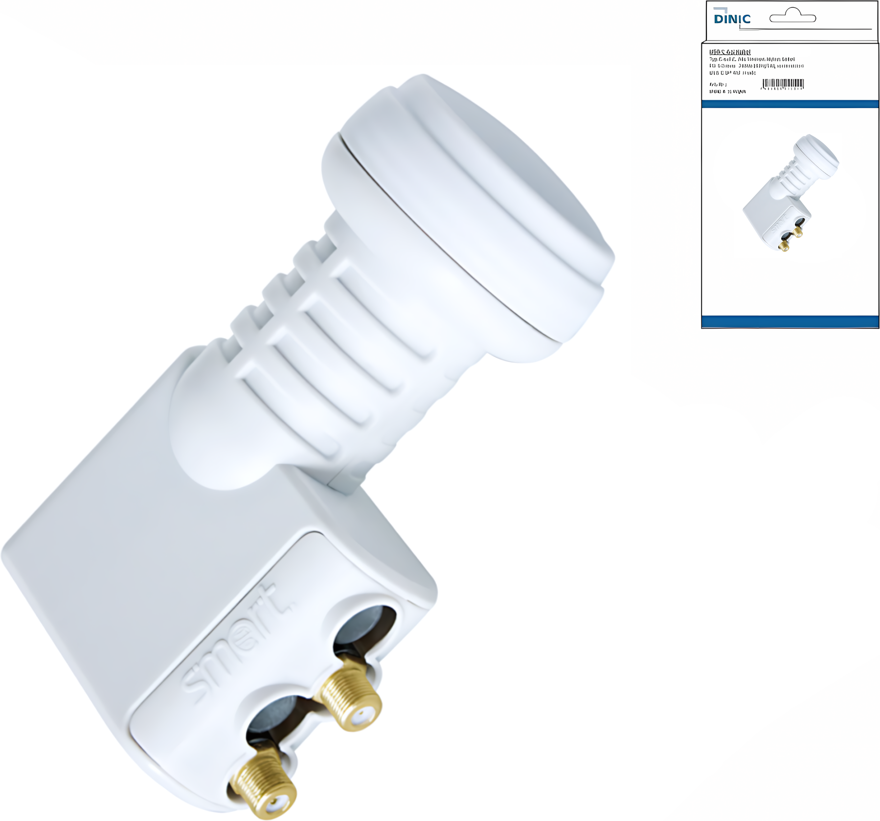 Universal Twin LNB smart TITANIUM, 2 Ausgänge, weiß