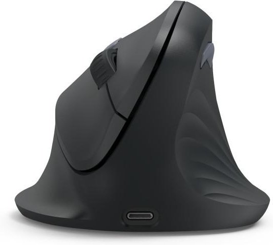 Thumbnail - Ergonomische Vertikalmaus EWM-600R, Multi-Device, kabellos, Akku, Schwarz (00173092)