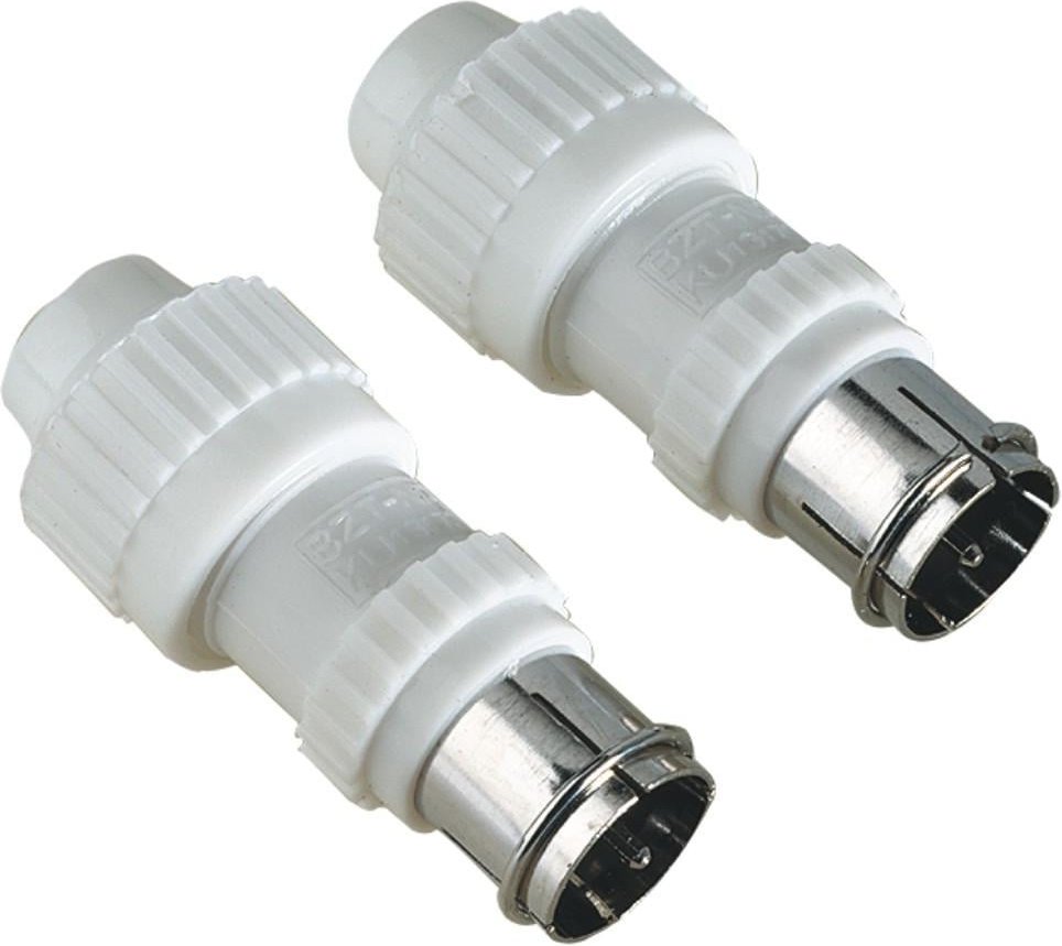 F-Stecker für Schnellmontage, steckbar, 2 Stück (00179408)