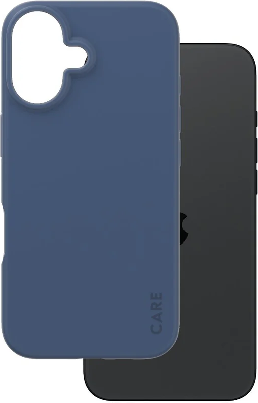 CARE by PanzerGlass Fashionable Case Blau iPhone 16 Handyhülle