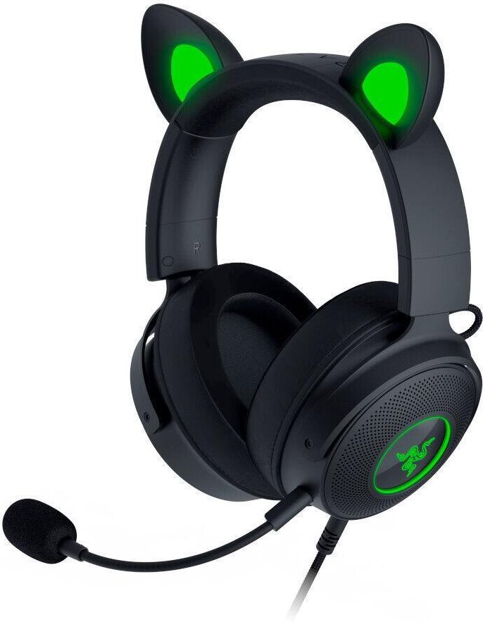 Kraken Kitty V2 Pro, Schwarz Gaming-Headset