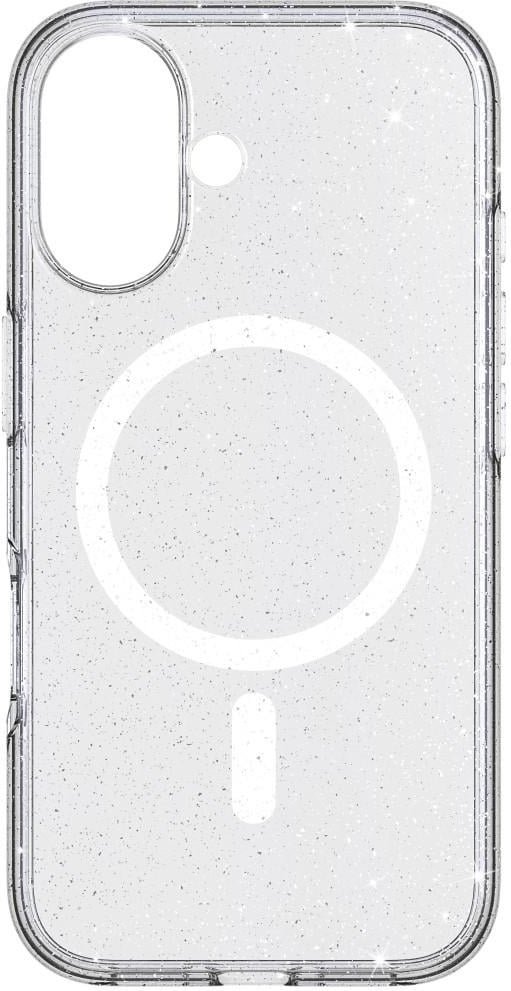 Cover "Mag Glitter Case" für Apple iPhone 16, Transparent (00228245)