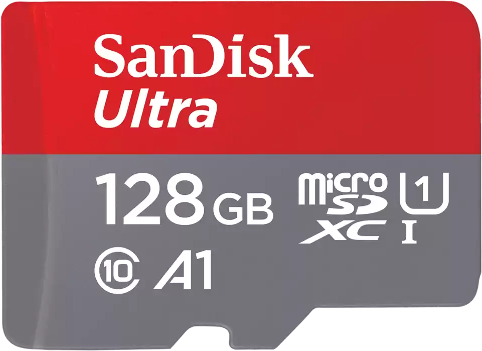 Ultra microSDXC 128GB + SD Adapter 140MB/s A1 Class 10 UHS-I (00215427)