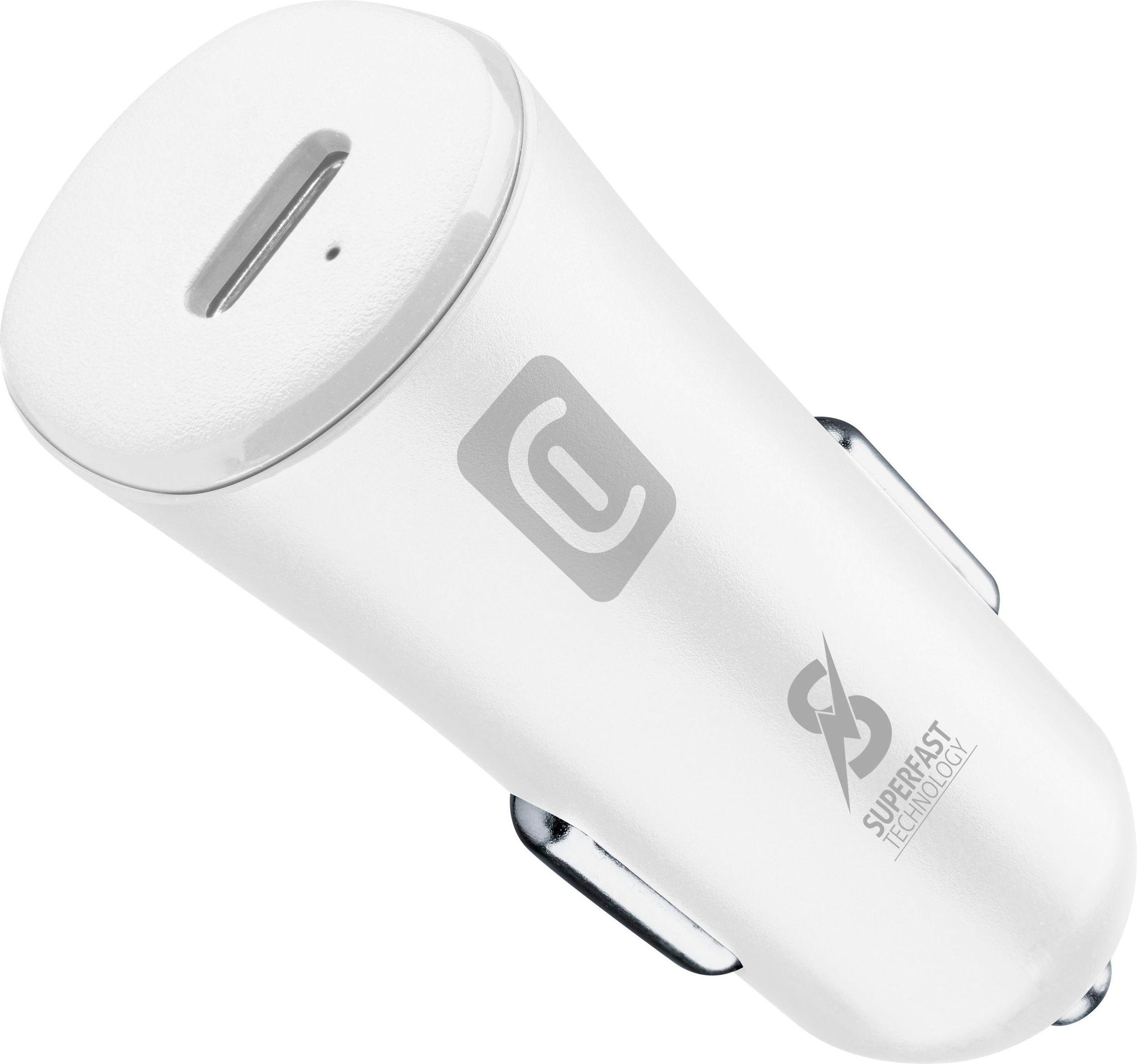 USB Typ-C Car Carger 25W White (60070) Autoladegerät