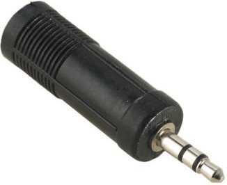 Audio-Adapter, 3,5-mm-Klinken-Stecker - 6,3-mm-Klinken-Kupplung, Stereo (00122388)