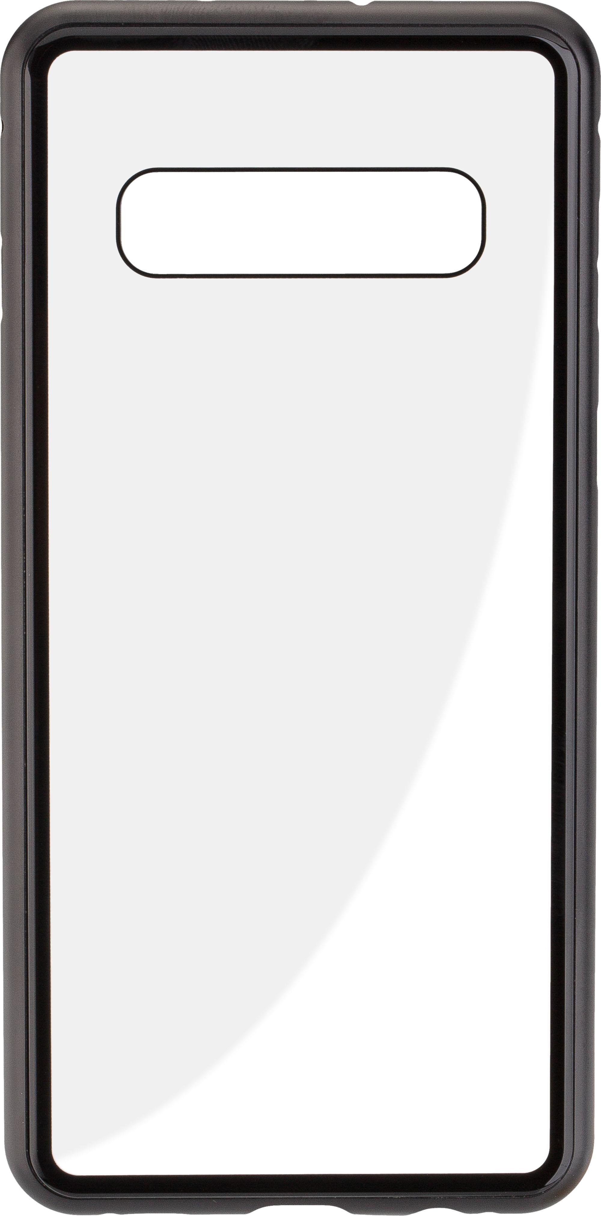 MAGNET COVER Back Glas für Samsung G973 Galaxy S10 Black Handyhülle