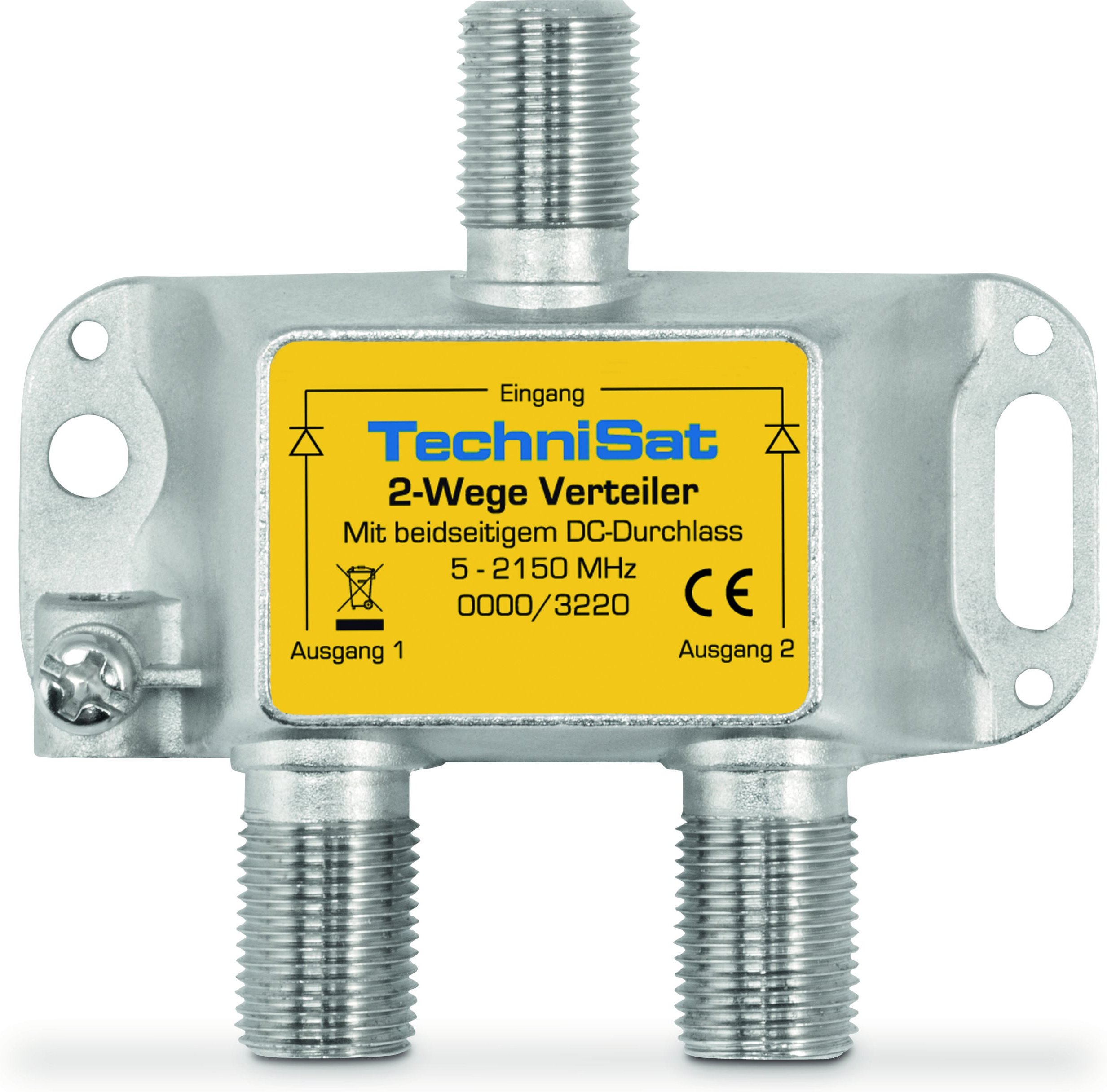 2-Wege Sat-Verteiler