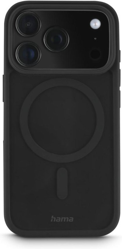 Handyhülle "Frame Protect" f. iPhone 17 Pro, magnetisch, durchsichtig, Schw (00232404)