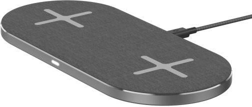 Ladestation Wireless Charging Pad 10 Watt Double Qi-zertifiziert Space Grey