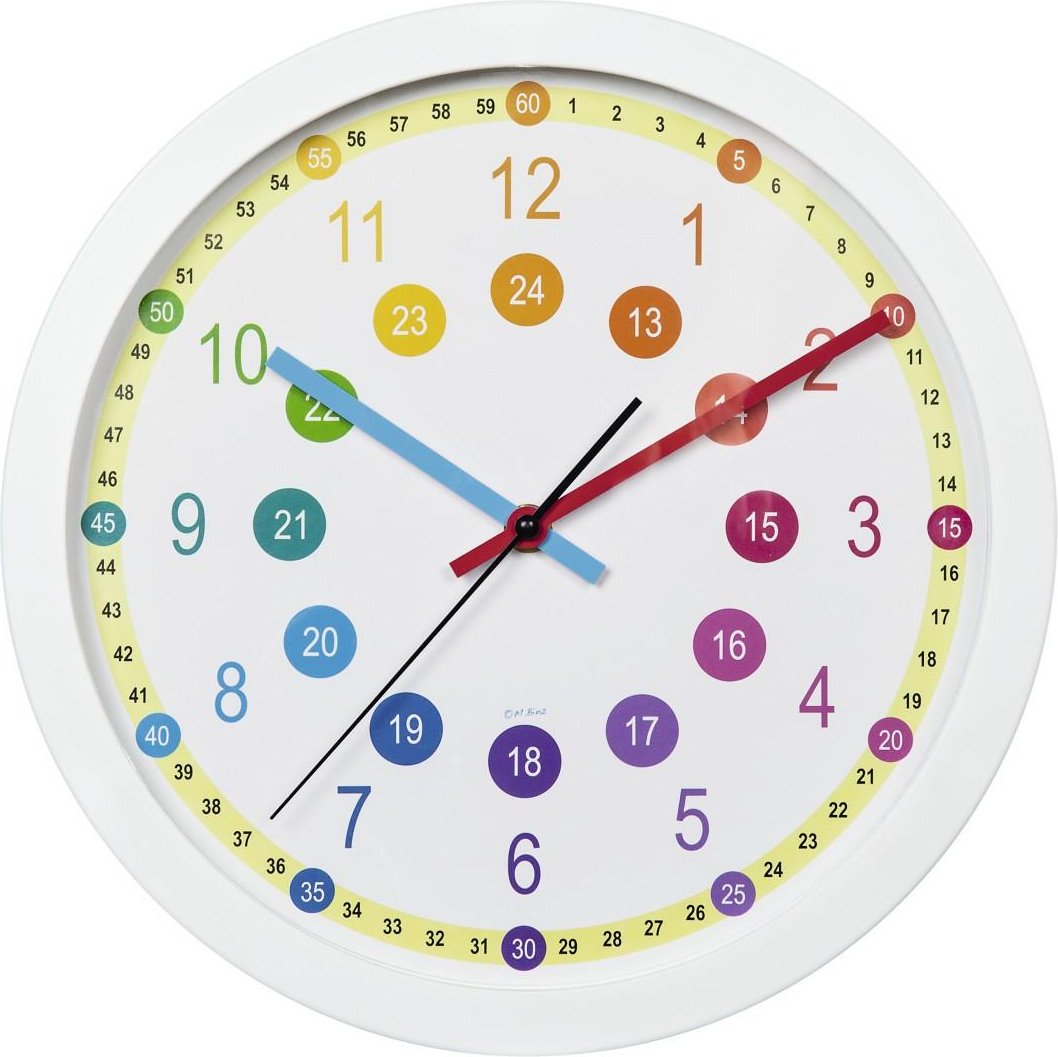 Thumbnail - Kinder-Wanduhr "Easy Learning", Durchmesser 30 cm, geräuscharm (00186395)
