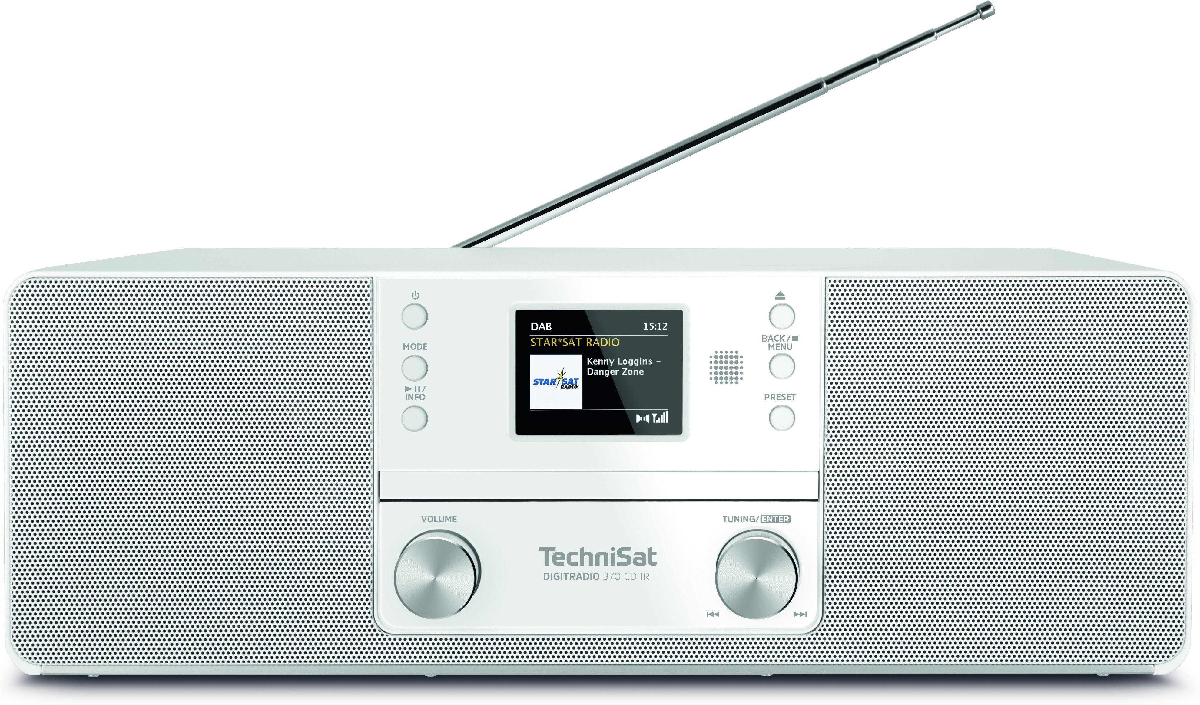 DIGITRADIO 370 CD IR weiß DAB+ Radio