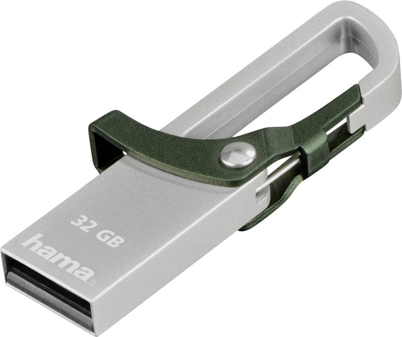 USB-Stick "Hook-Style", USB 2.0, 32 GB, 15MB/s, Grün (00123921)