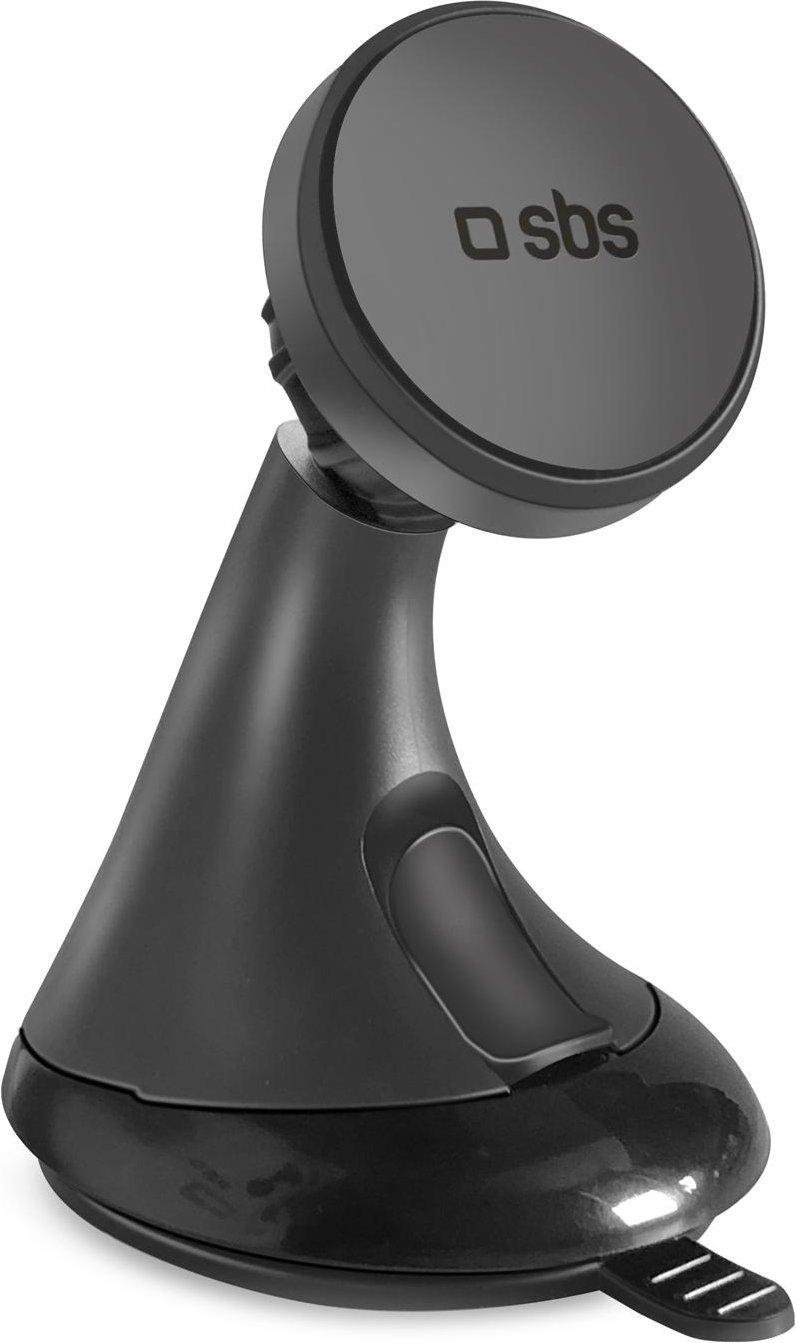 Magnetische Handy-Autohalterung mit Saugnapf, Schwarz