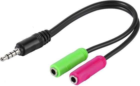 Kopfhörer / Headset Adapter 3,5 mm, 0,1m (45499)