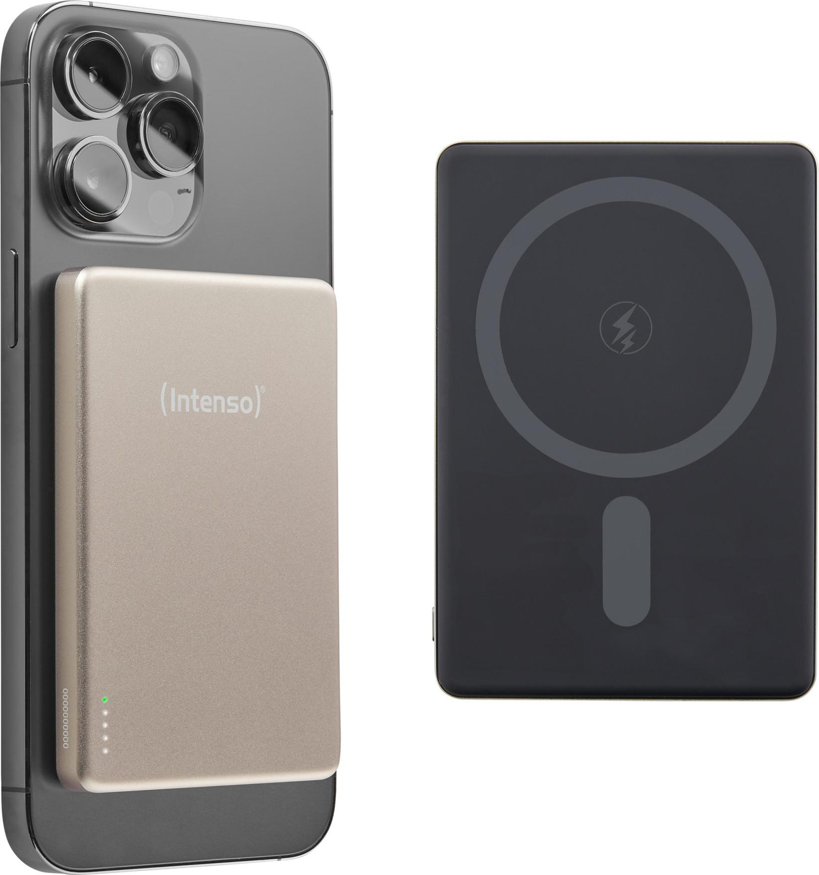 Intenso Magnetic Wireless Powerbank MW5000, 5000 mAh, Champagner