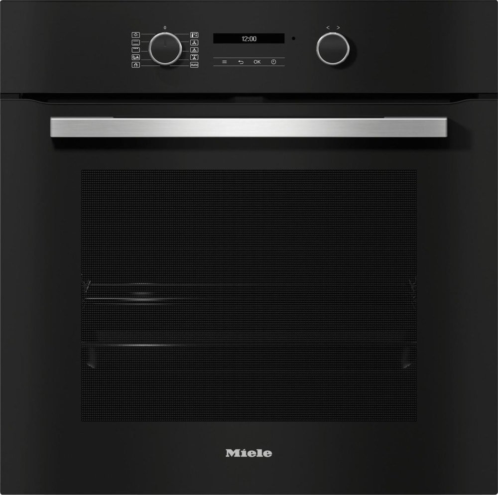 H 2766 BP Obsidianschwarz Einbaubackofen