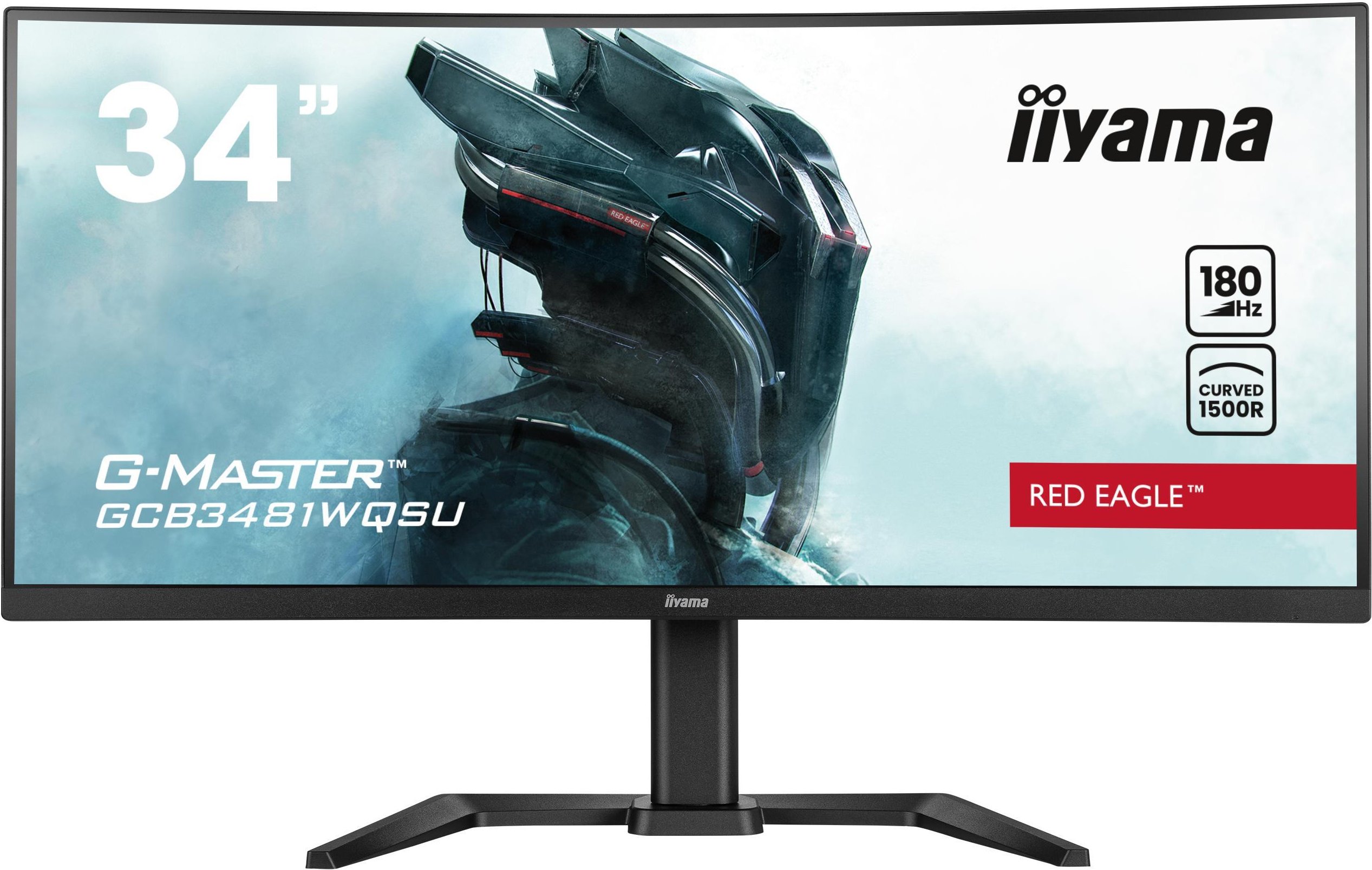 G-MASTER GCB3481WQSU-B1, Schwarz, 34 Zoll, Curved, UWQHD, VA, 180 Hz, 0,3 ms
