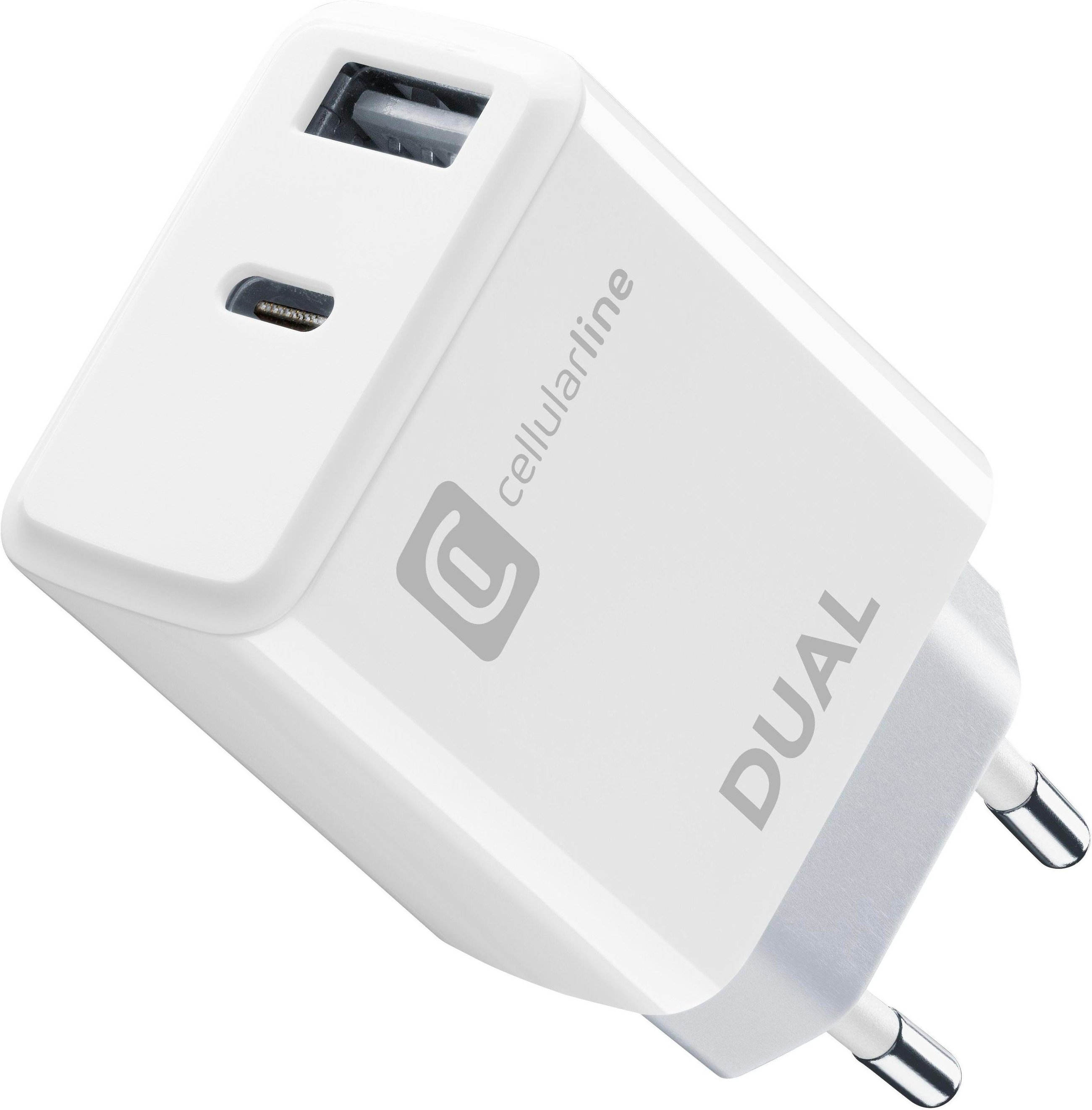 Dual Port Travel Charger 20W White (60015)