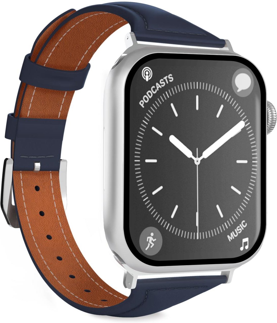 PETITE Echtleder-ArmBand für Apple Watch bis Serie 9 38-40-41mm - Serie 10 42mm