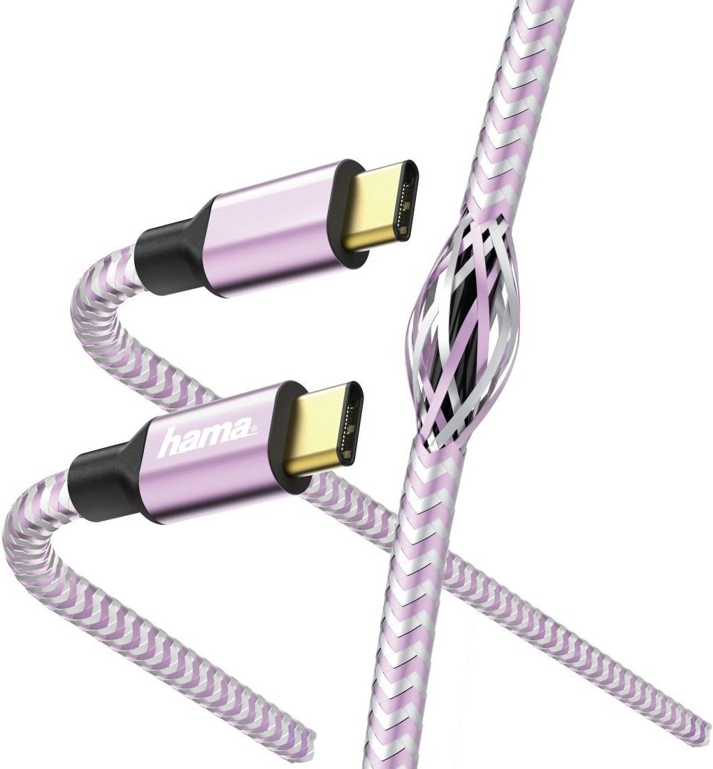 Lade-/Datenkabel "Reflective", USB Type-C - USB Type-C, 1,5 m, Lavendel (00187204)