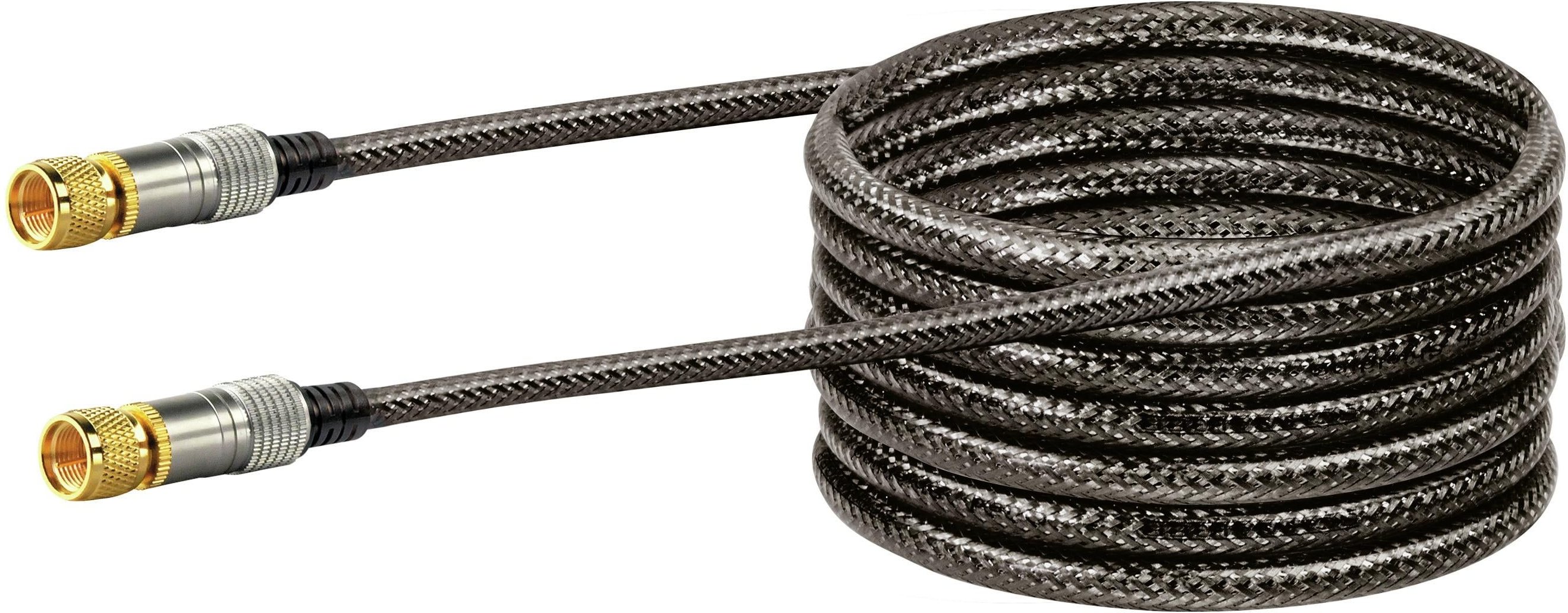 SAT Anschlusskabel (110 dB) KVCHD75 - F-Stecker, 7,5m