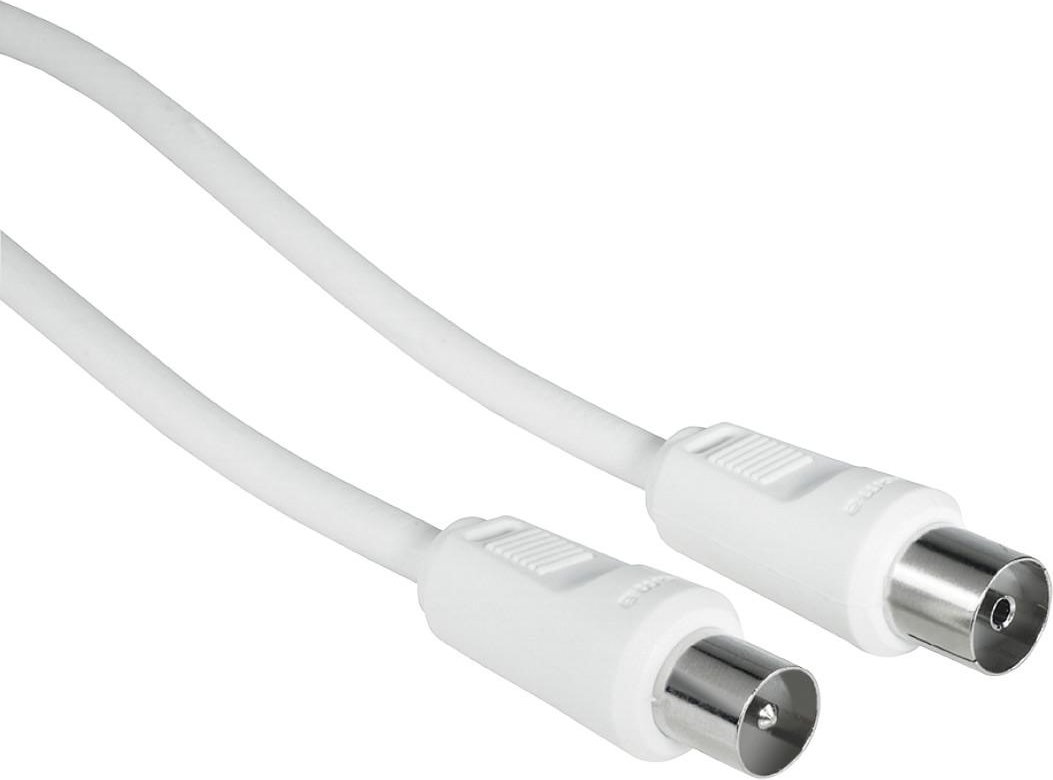 Antennen-Koax-Kabel 1,5m - 85dB weiß (182193) Empfangstechnik Zubehör