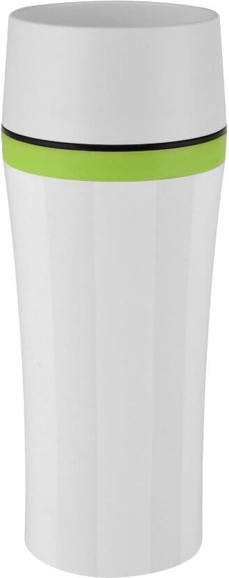 TRAVEL MUG FUN 0,36 l weiß/grün Thermobecher