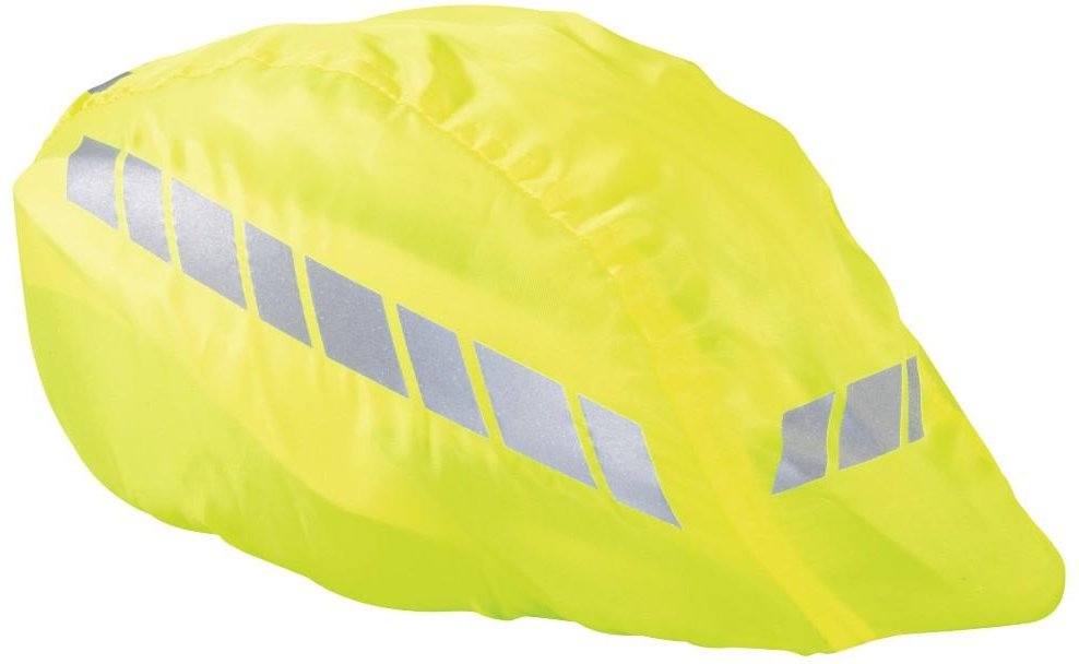 Helmüberzug für Fahrradhelme, reflektierend, wasserabweisend, Neongelb (00095639)