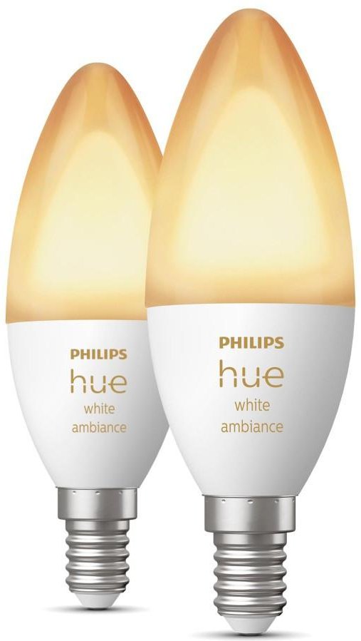 LED-Lampe "White Ambience Kerze", E14, Dopplepack, warmweiß (00212735)