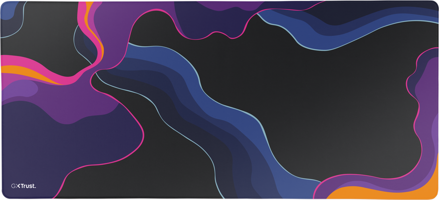 GXT 759 XXL Gaming-Mauspad, Schwarz/Blau/Pink/Violett