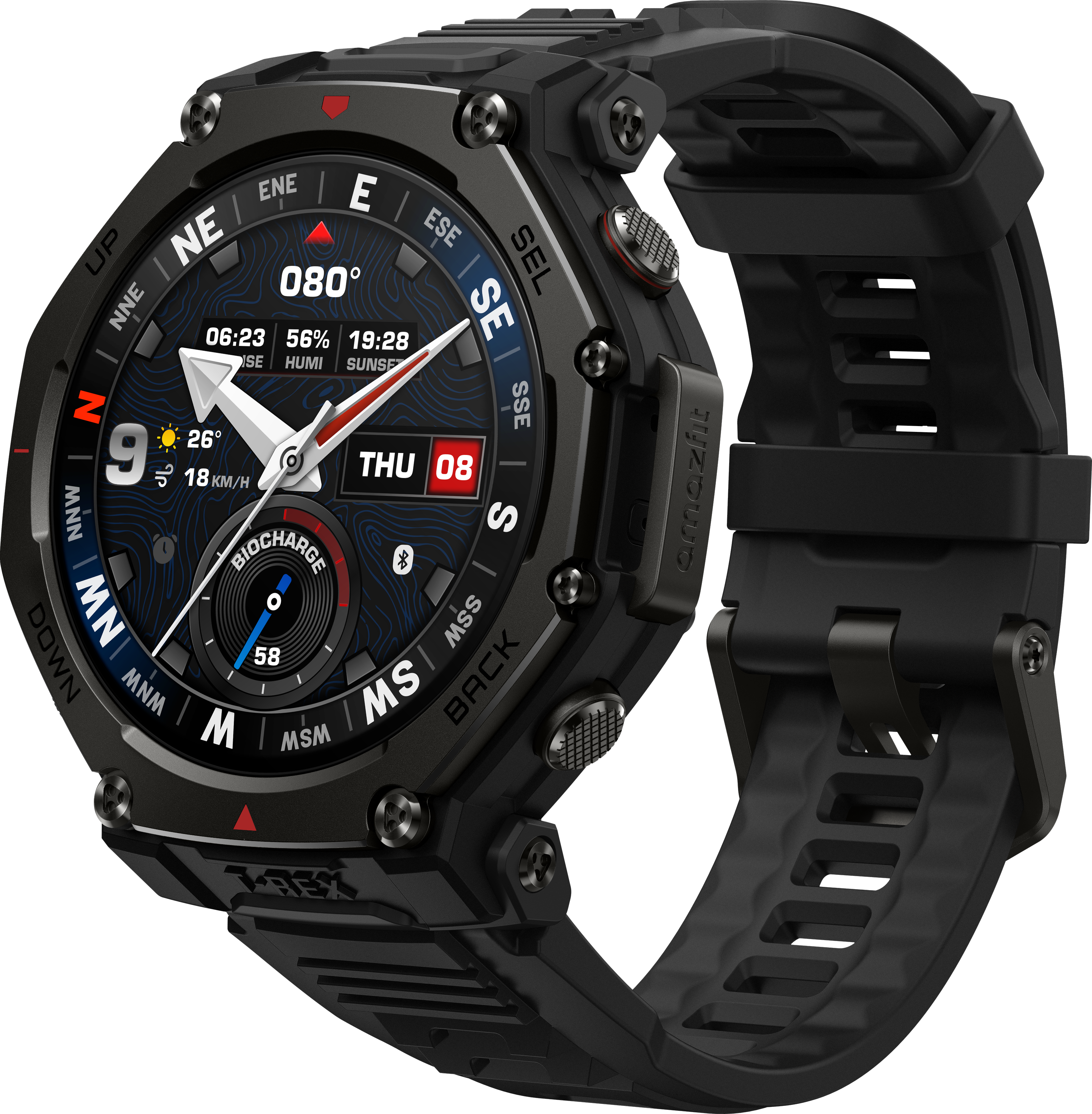 T-Rex 3 Pro, 48mm, Tactical Black Smartwatch