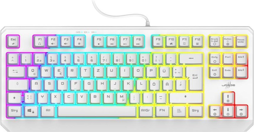 Gaming-Keyboard "Exodus 220 TKL", Weiß, QWERTZ DE (00217819)