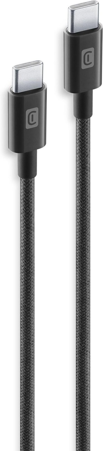 Braided Data Cable 1,5 m USB Typ-C/ Typ-C Black (60904)