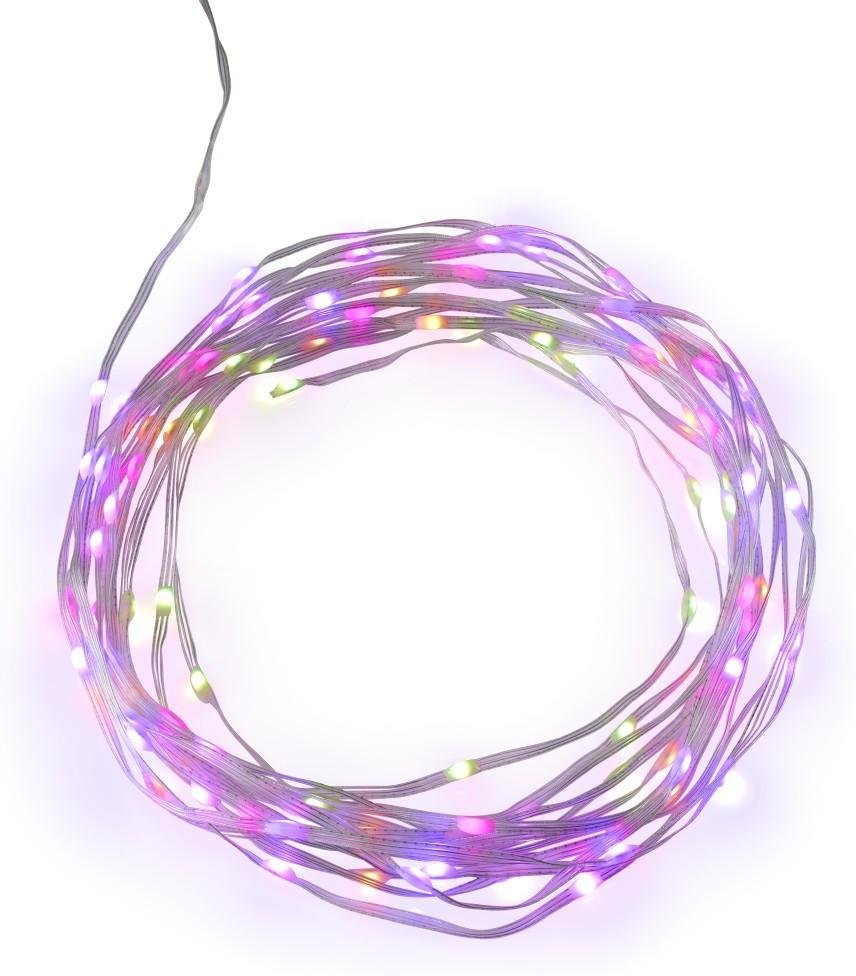 Smarte LED-Lichterkette, WLAN, Farbwechsel, dimmbar, außen, IP44, 10m, Bunt (00176660)