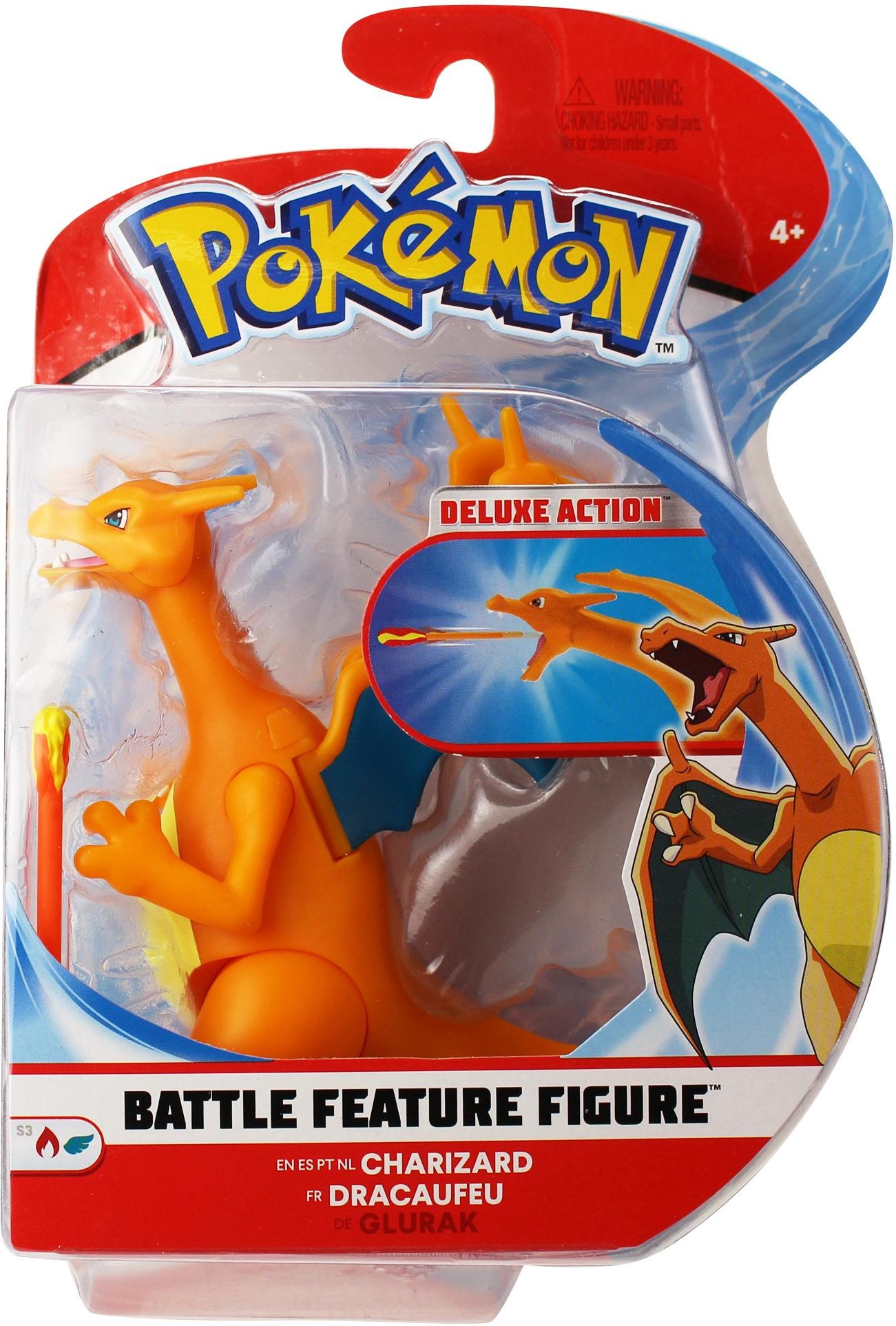 Battle Feature Figur Glurak