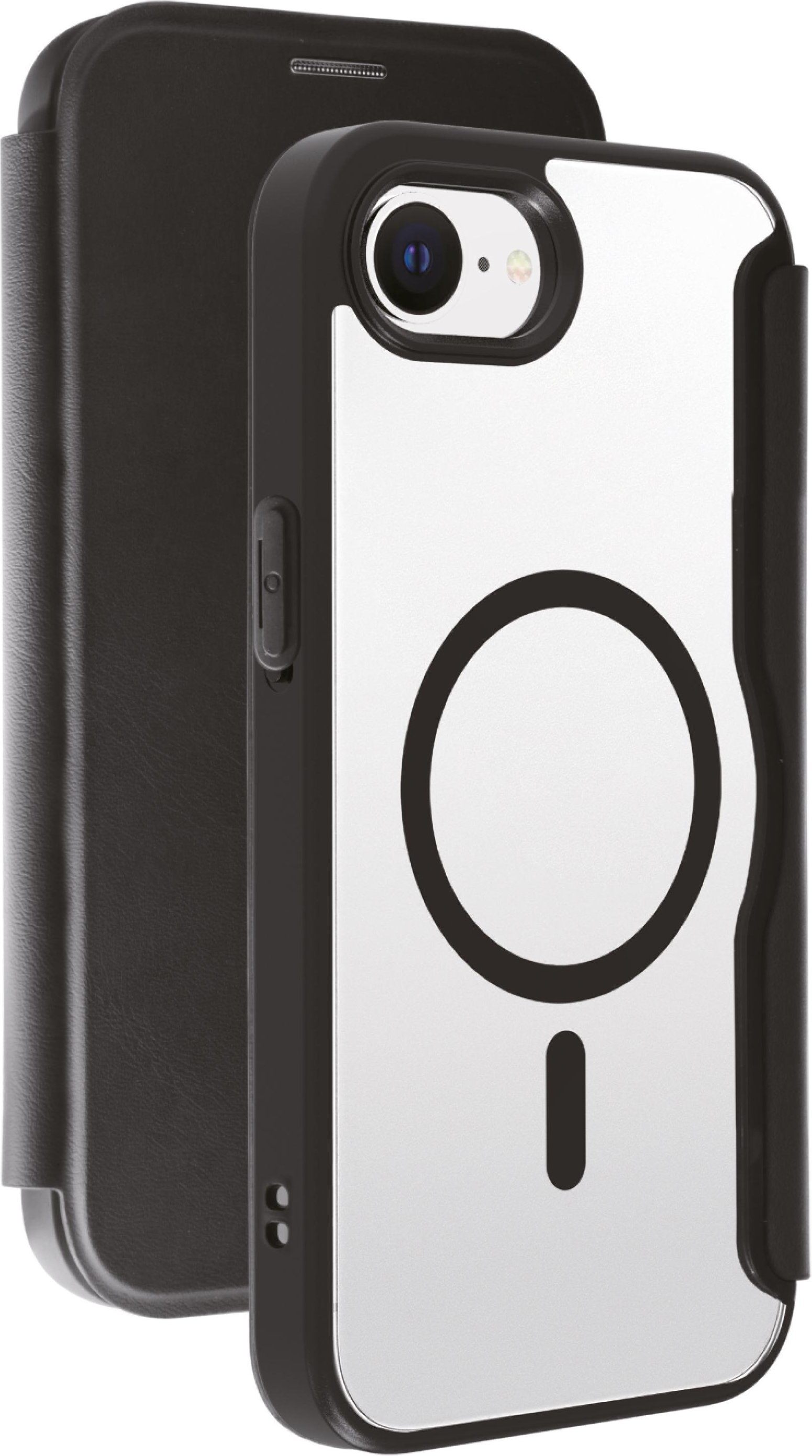 MAG PREMIUM Wallet für iPhone SE 4 (2025), schwarz, 2.0m Drop-Protection, MagSafe Support (64494)