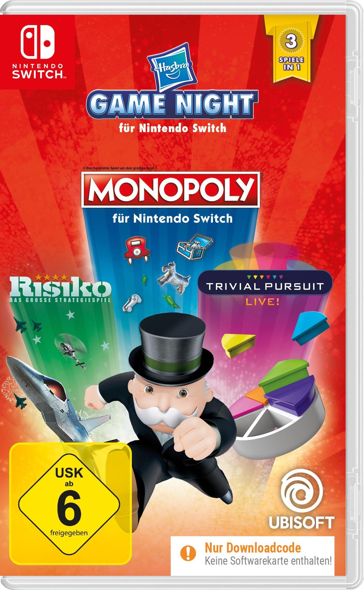 Hasbro Game Night Nintendo Switch-Spiel