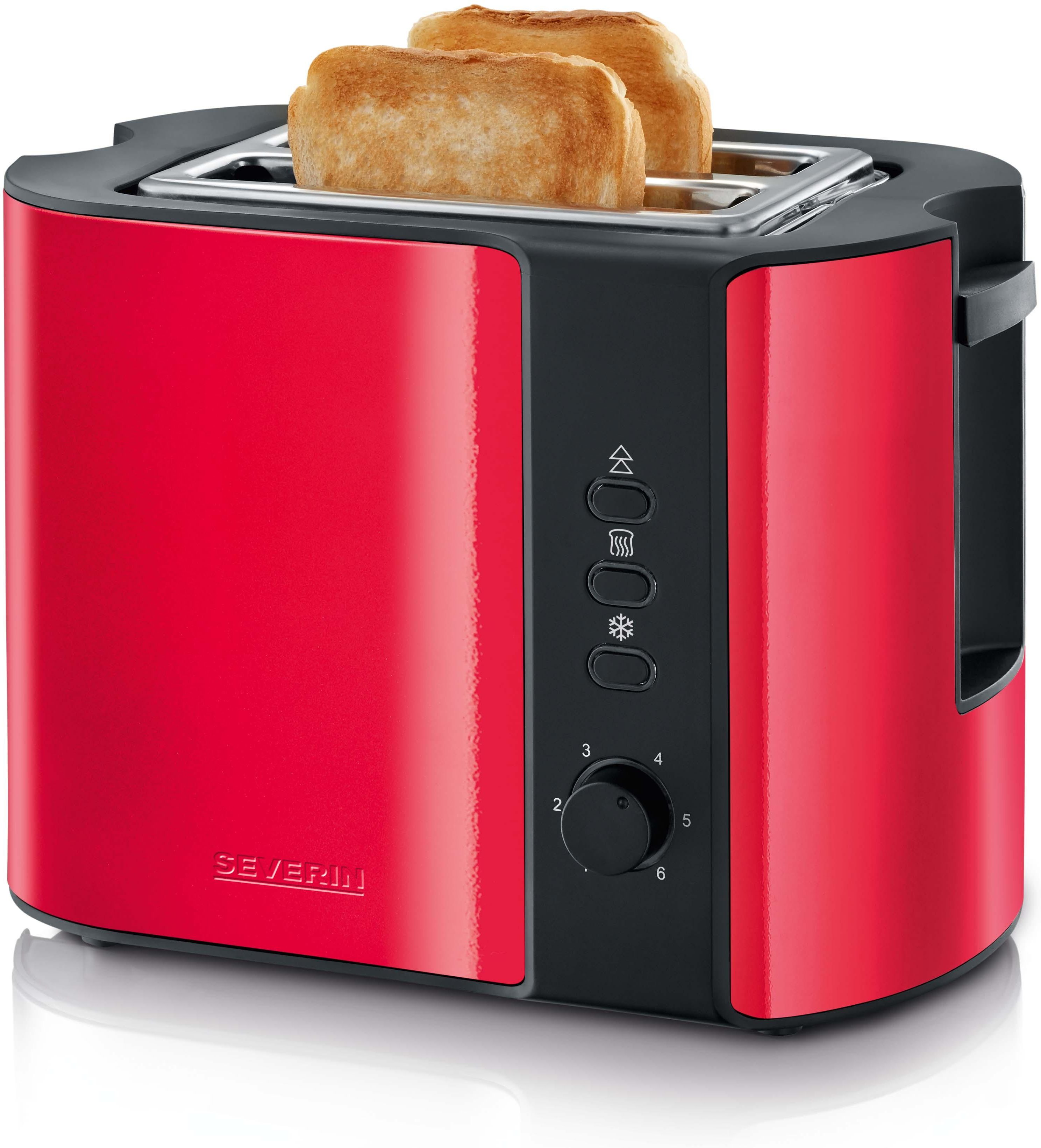 AT 2217 FireRed Metallic schwarz Toaster