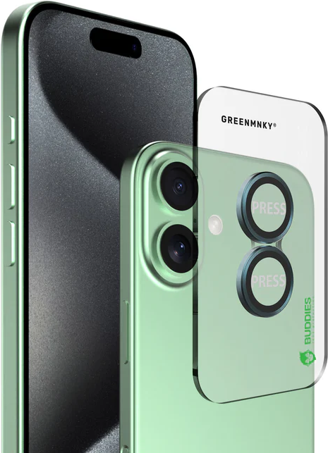 BUDDIES für IPhone 17 (Green) Schutzglas