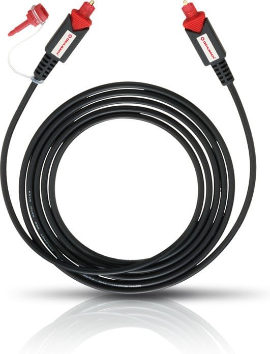 Hochwertiges optisches Digitalkabel schwarz 1,5m