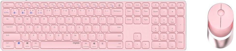 Kabelloses Multi-Mode-Deskset "9850M", Pink, QWERTZ (00215386)