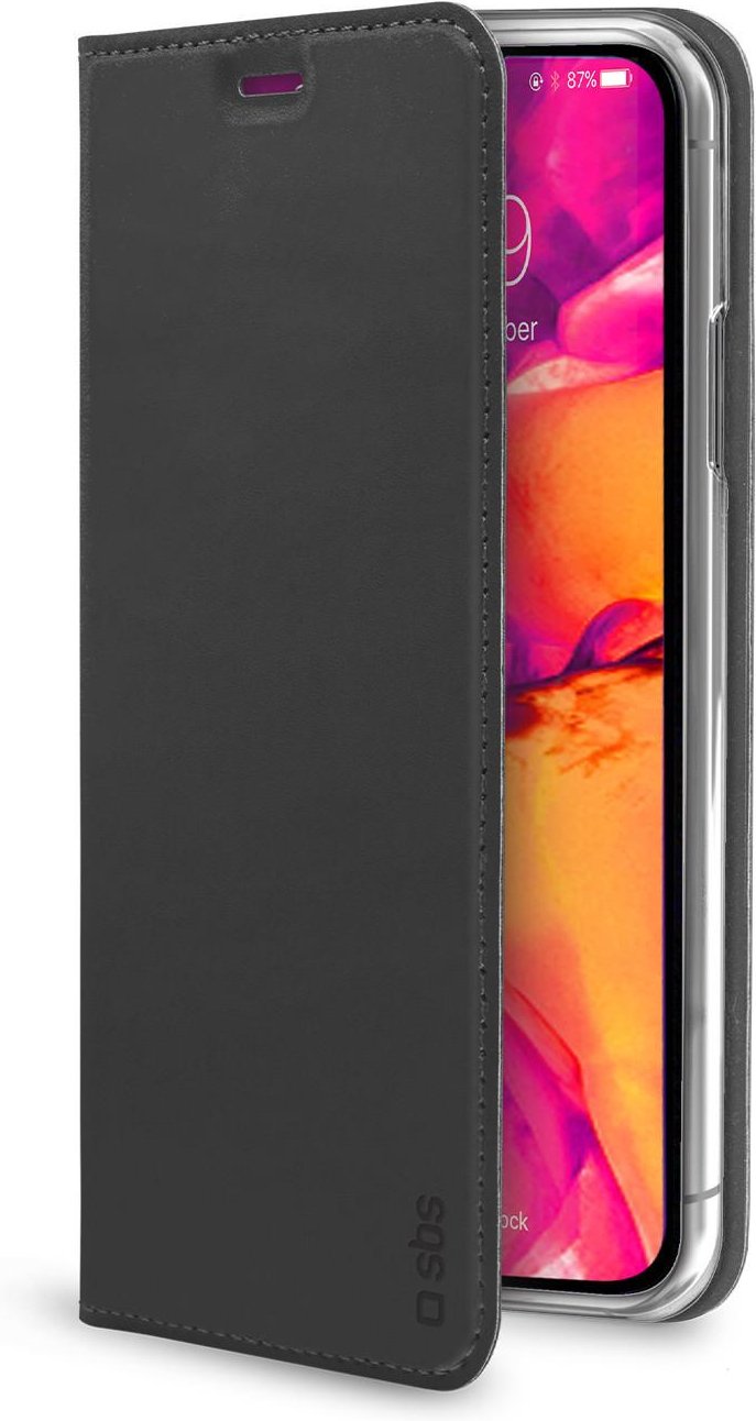 Bookcase Wallet Lite-Hülle für iPhone 12/12 Pro, Schwarz