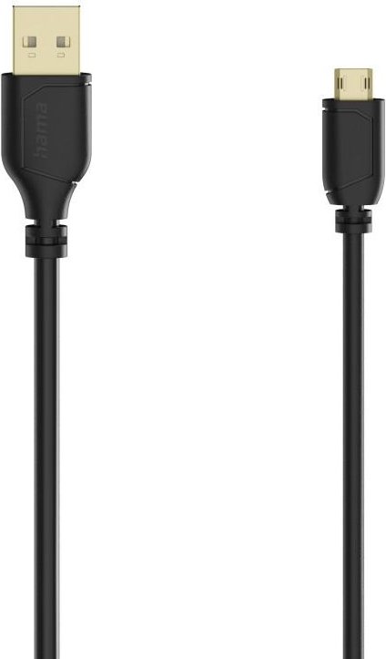 Micro-USB-Kabel "Flexi-Slim", USB 2.0, 480 Mbit/s, 0,75 m (00074264)