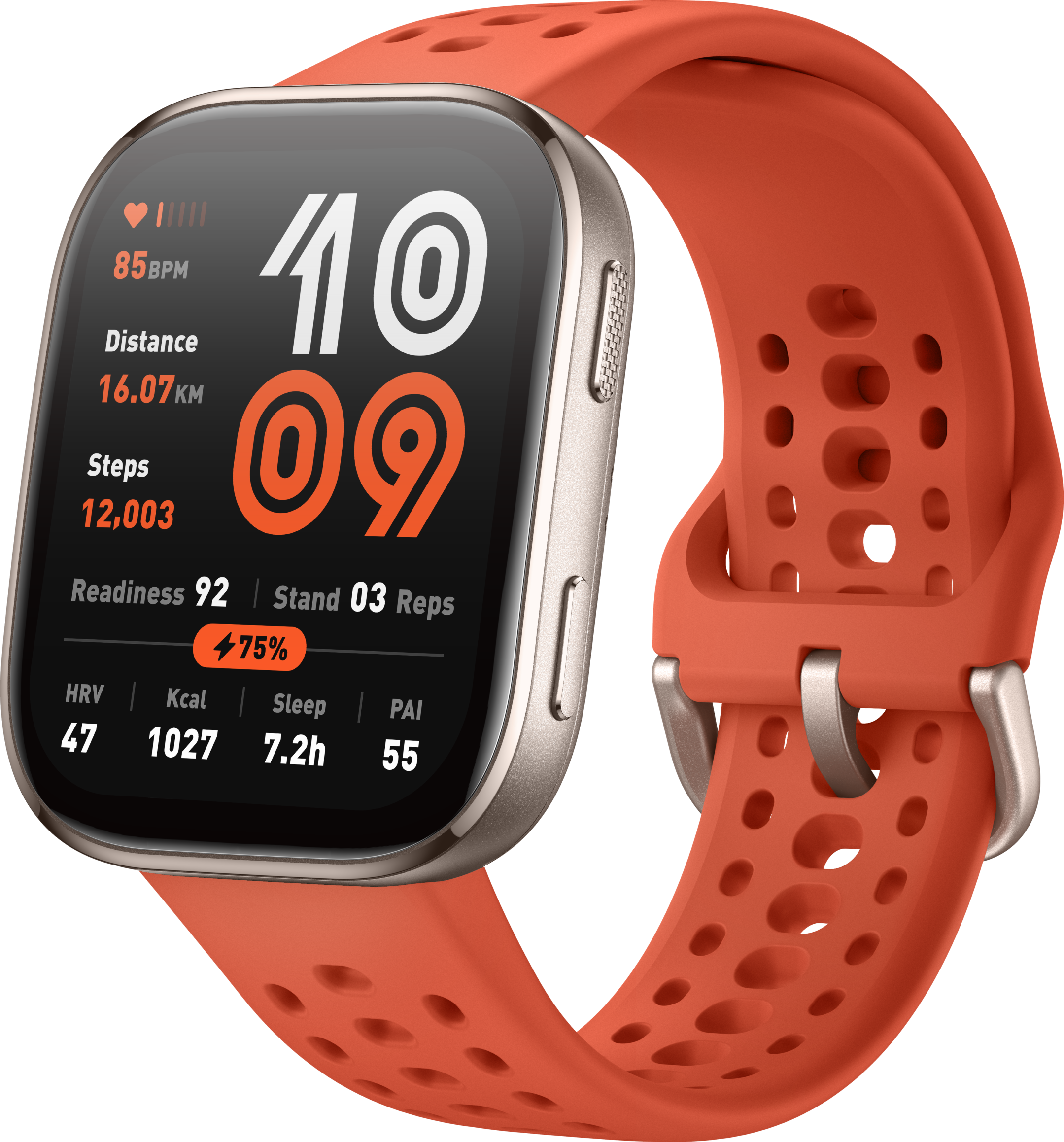 BIP 6, HYROX-Modus, Red Smartwatch