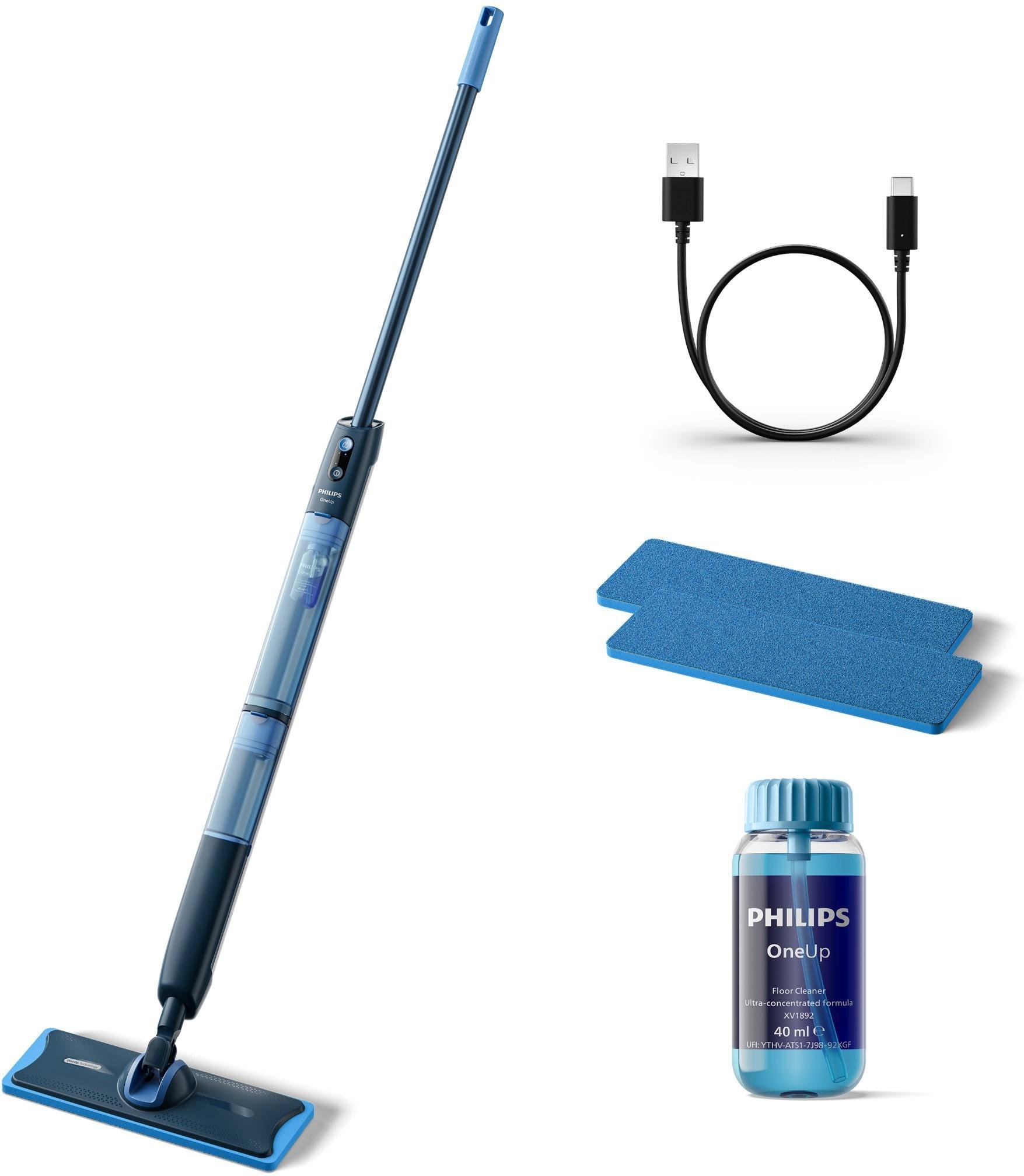 OneUp 5000 Series XV5113/11 elektrischer Wischmopp