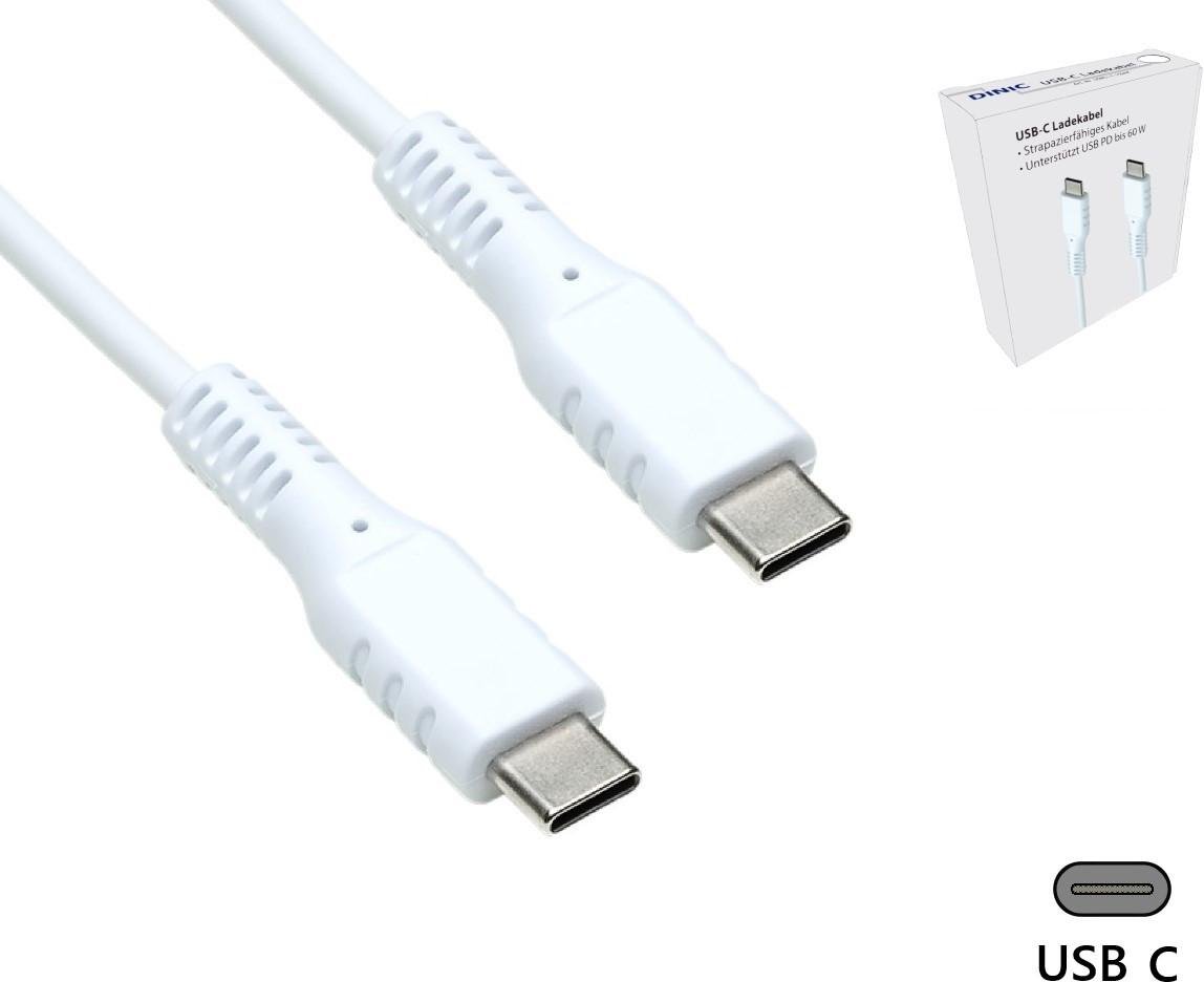 USB-C Ladekabel, 1,5 m, Weiß