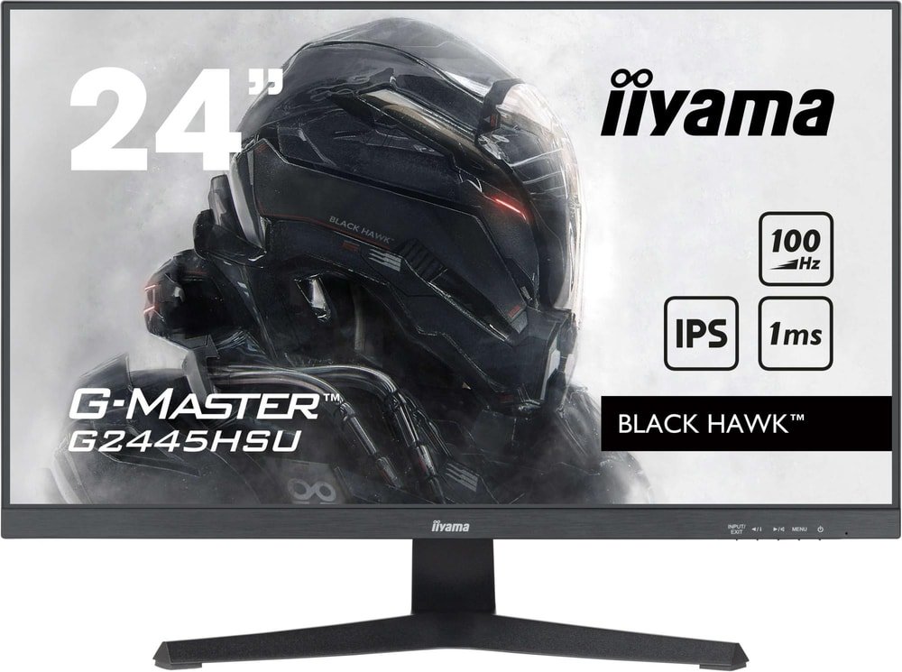 Gaming-Monitor G-MASTER G2445HSU-B2, Schwarz, 23,8 Zoll, Full HD, IPS, 100 Hz, 1 ms