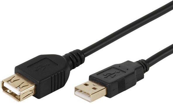 Hochwertiges USB 2.0 zertifiziertes Verlängerungskabel, 2m (45215)