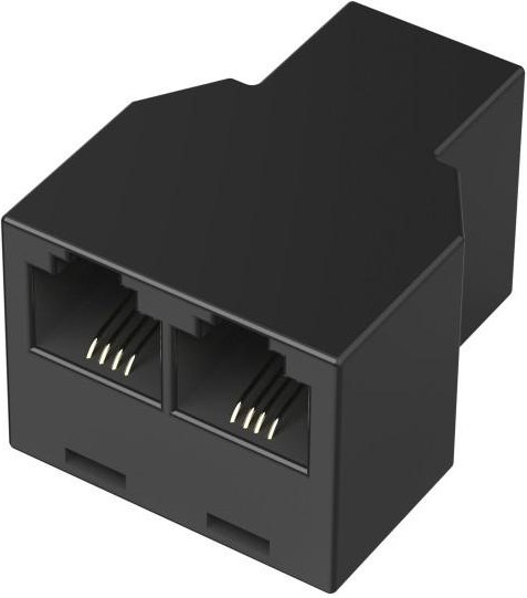 Modular-Verteiler, Buchse 6p4c - 2 Buchsen 6p4c (00201128)